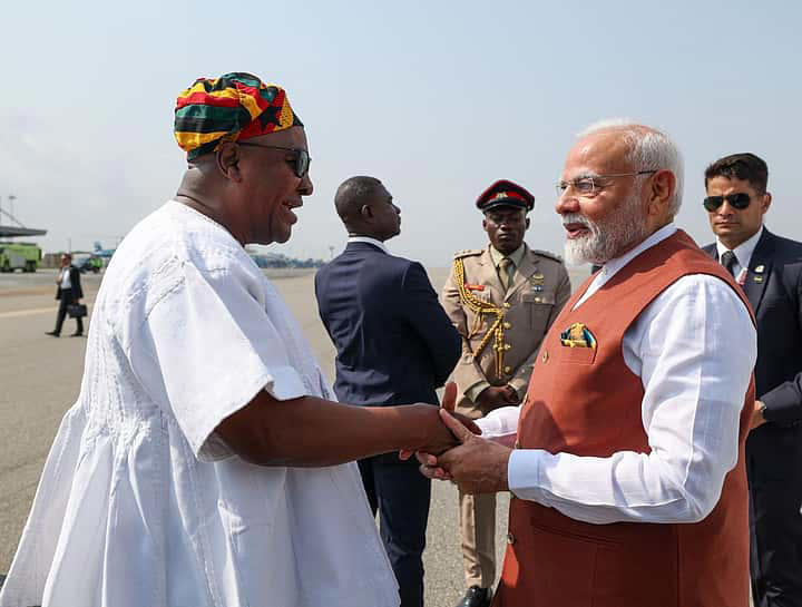 PM Modi Receives Ghana's Highest National Honour for Distinguished Global Leadership